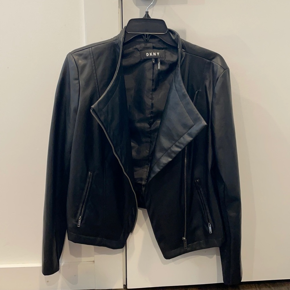 Black moto jacket